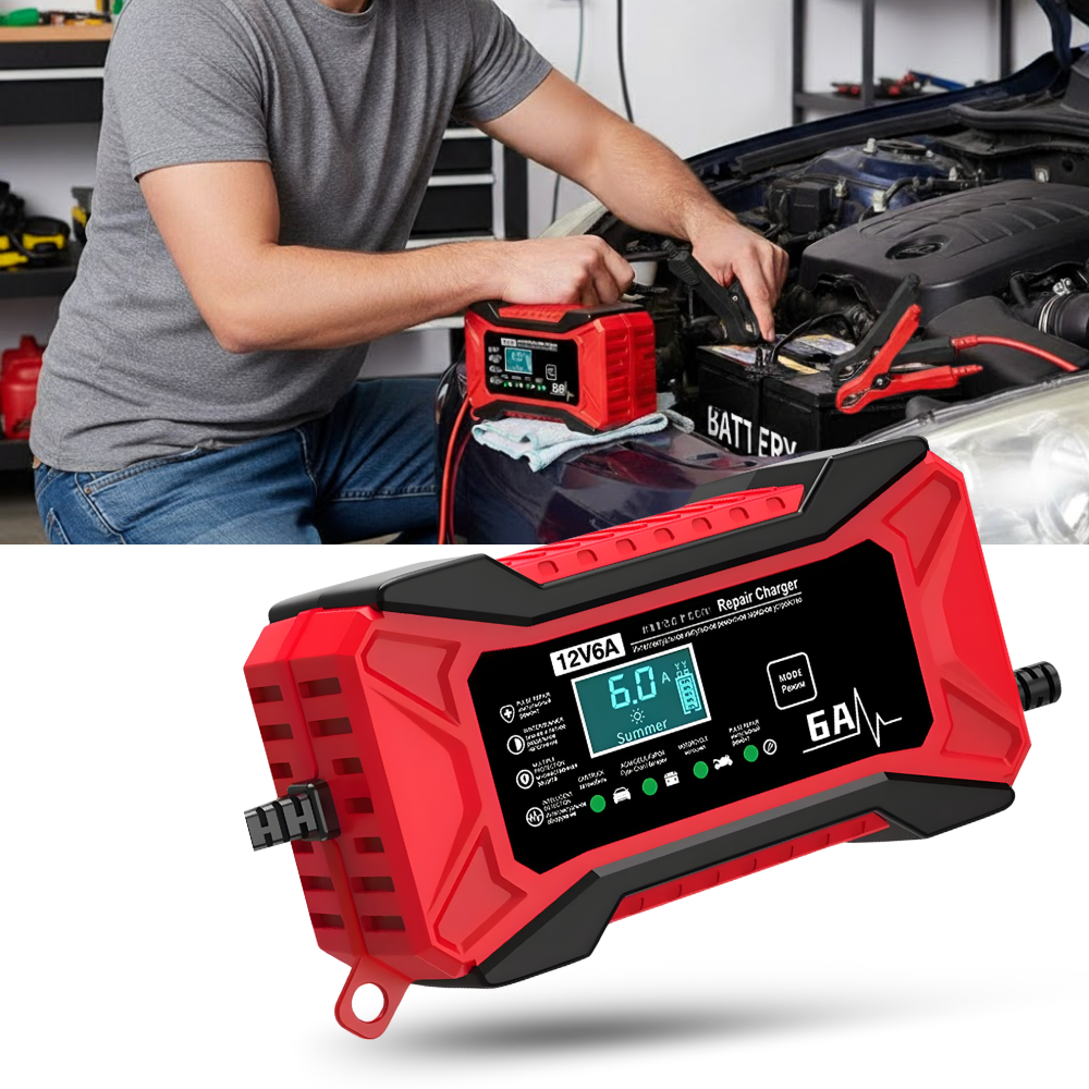 Smart 12 V batterioplader til bil og motorcykel