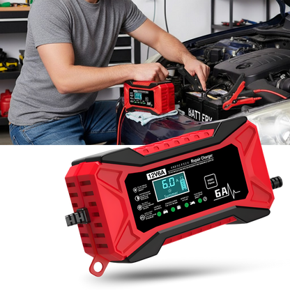 Smart 12 V batterioplader til bil og motorcykel