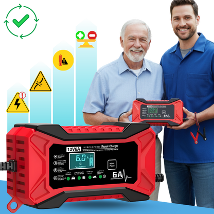 Smart 12 V batterioplader til bil og motorcykel
