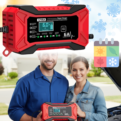 Smart 12 V batterioplader til bil og motorcykel