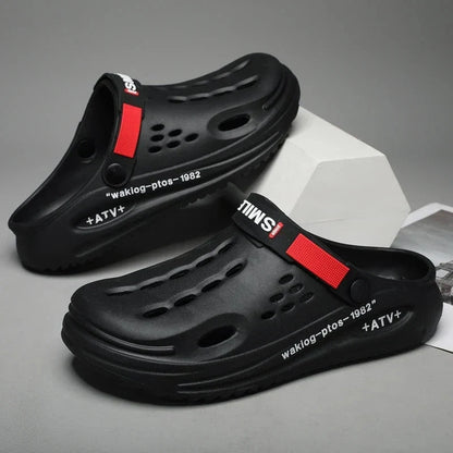 StepFlow – åndbare slip-on træsko til herre – billede 3