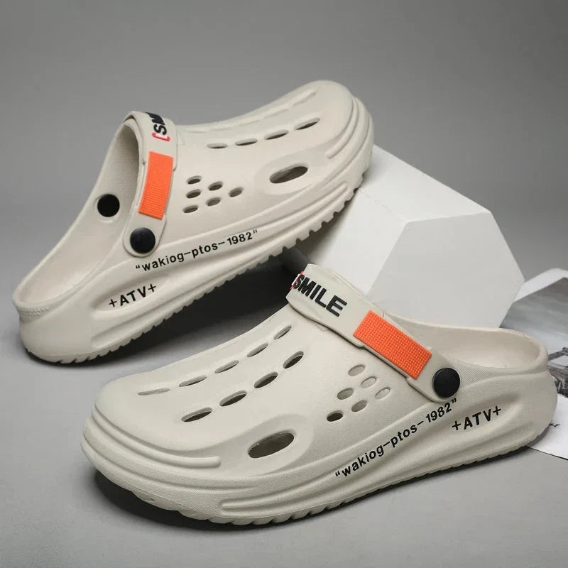 StepFlow – åndbare slip-on træsko til herre – billede 4
