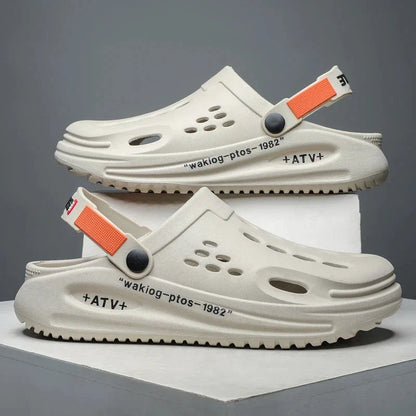 StepFlow – åndbare slip-on træsko til herre – billede 8