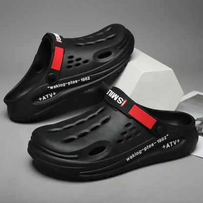 StepFlow – åndbare slip-on træsko til herre – billede 10