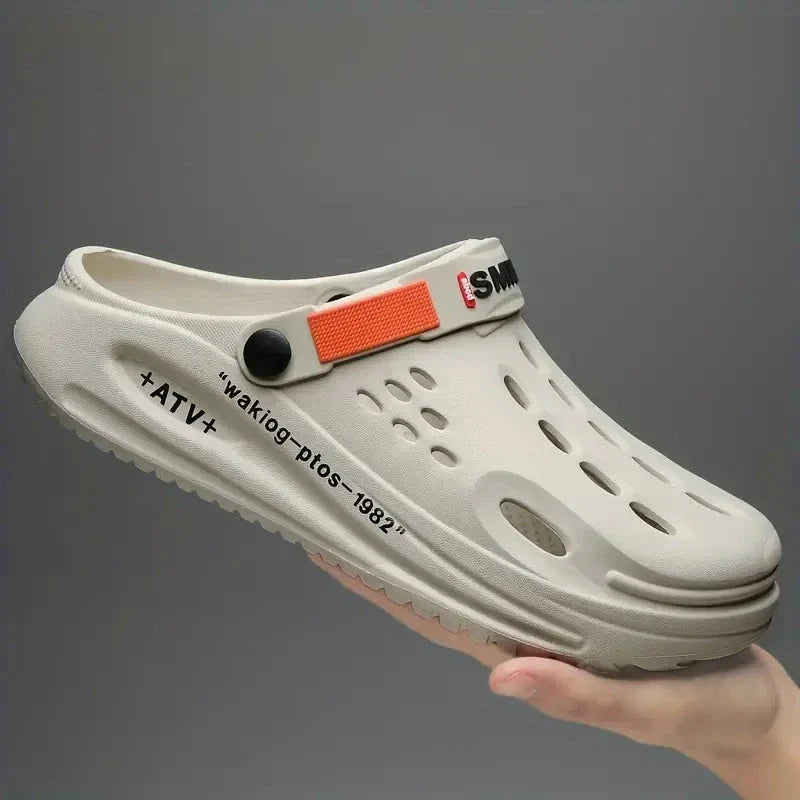 StepFlow – åndbare slip-on træsko til herre – billede 15