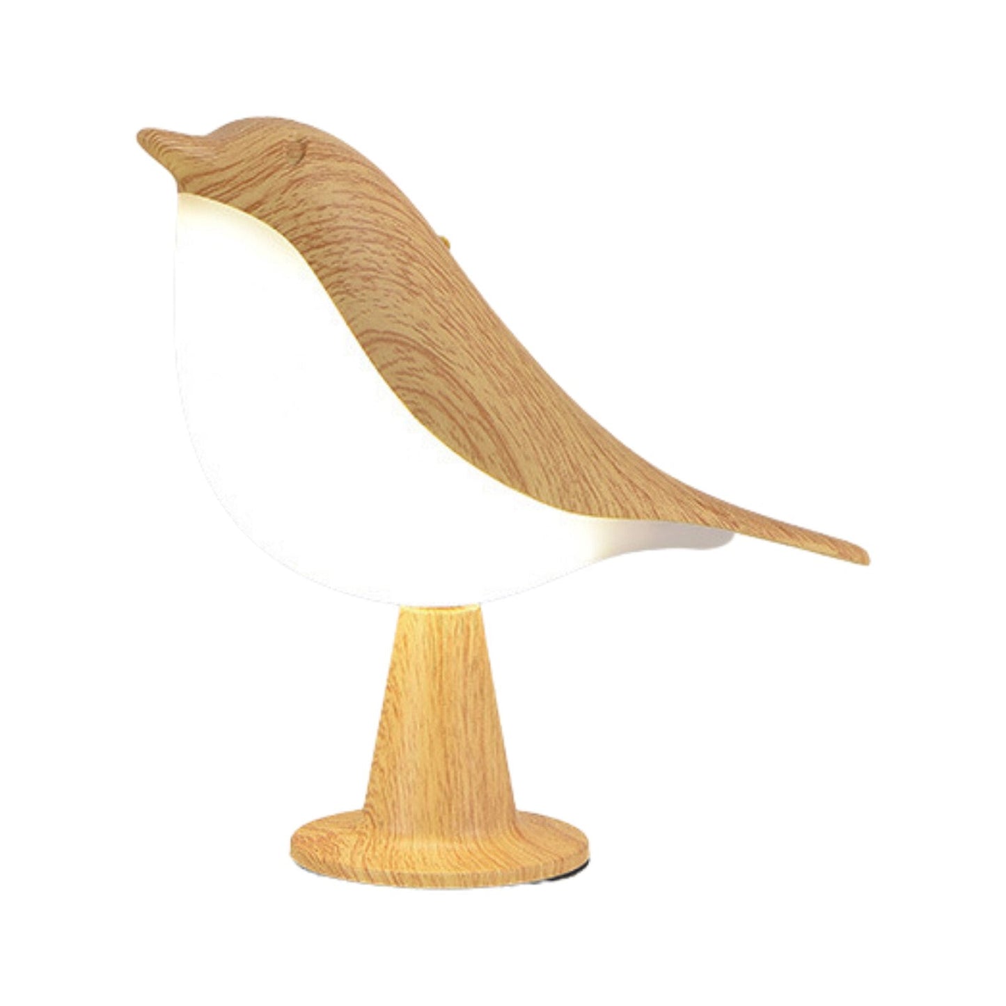 Genopladelig fugleformet LED-bordlampe