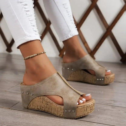 Vintage Charm – kilehælssandaler – billede 7