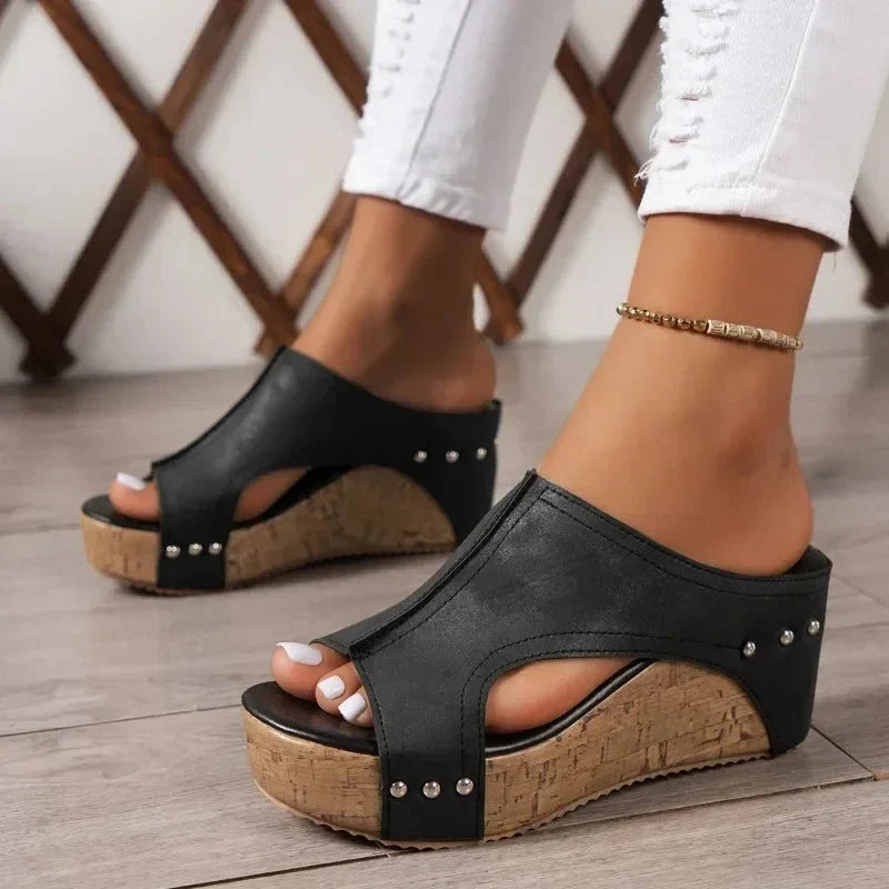 Vintage Charm – kilehælssandaler – billede 13