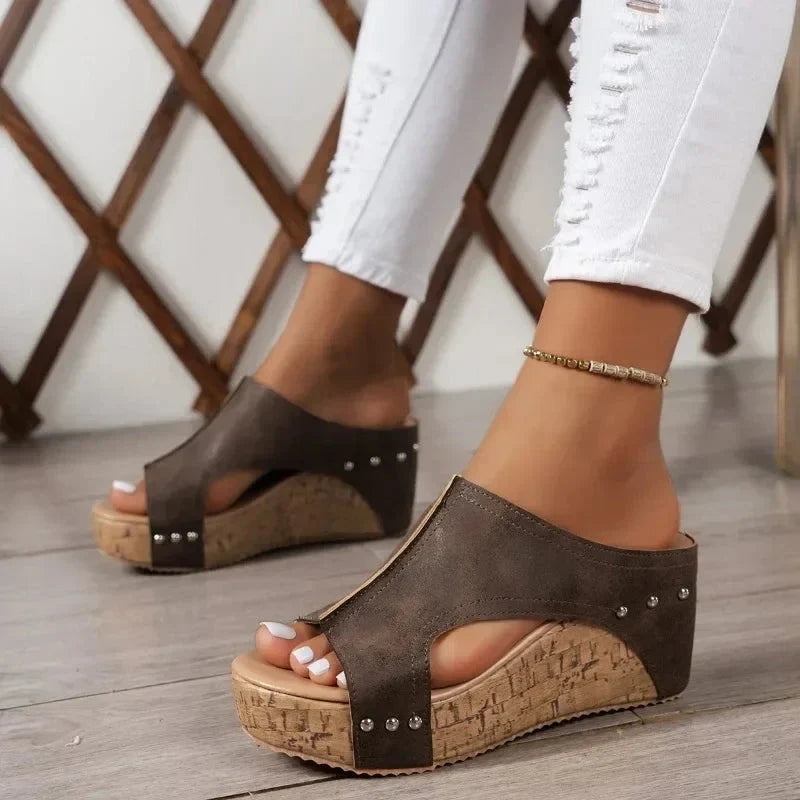 Vintage Charm – kilehælssandaler – billede 14