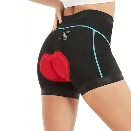 Cykelshorts til kvinder med åndbart stof og 4D-gelpude