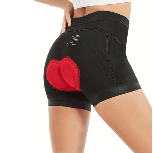 Cykelshorts til kvinder med åndbart stof og 4D-gelpude