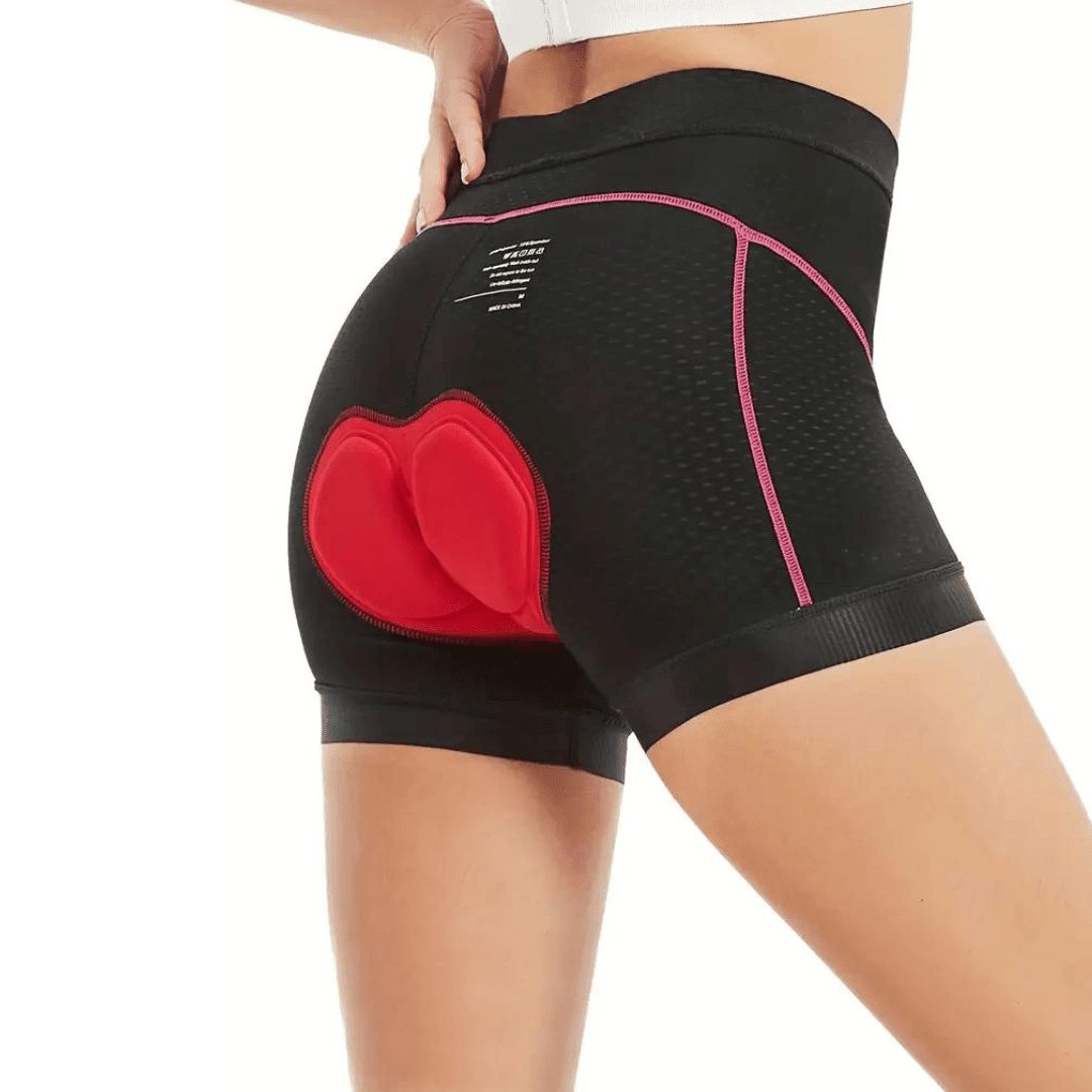 Cykelshorts til kvinder med åndbart stof og 4D-gelpude