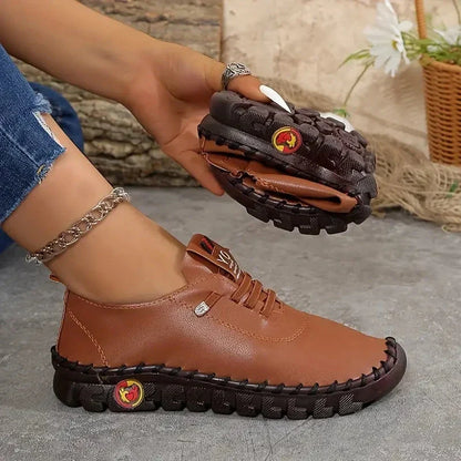 Bløde damesneakers i vegansk læder – billede 4